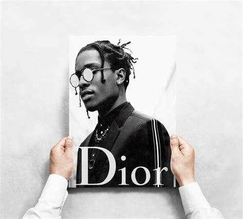 asap dior poster|Asap Rocky Dior Poster .